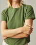 Women's Hemp Jersey Crew Tee - Chive